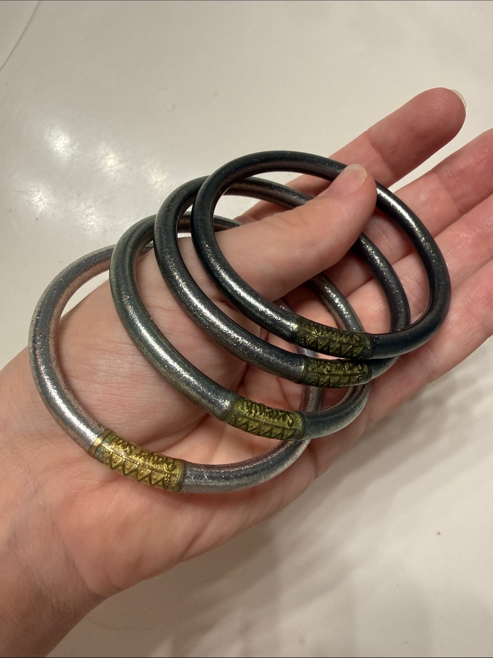 Moon Budha Girl Bangle Set of 4 - Picture 3 of 3